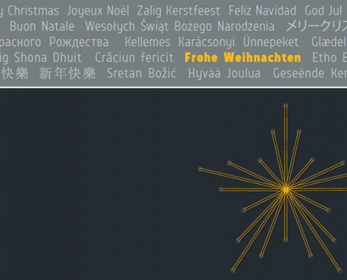 Weihnachtskarte Langzauner